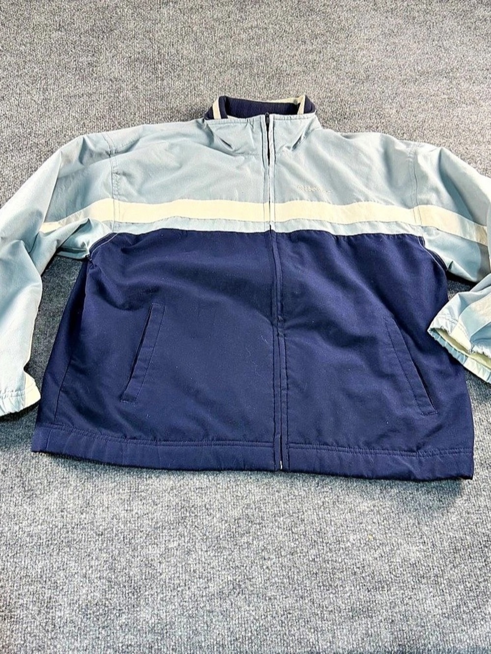 Vintage Reebok Color Block Windbreaker Size Large